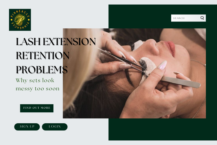 Lash extension retention problems: Why sets look messy too soon