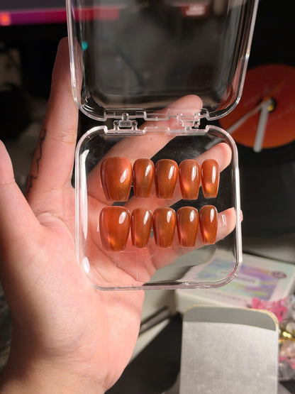 Custom Jelly Press on Nails, Transparent Sheer Color Gel Nails, Clear Custom Size Reusable Handmade Soft Gel, Choose Your Color Nails, Gift - BS260601