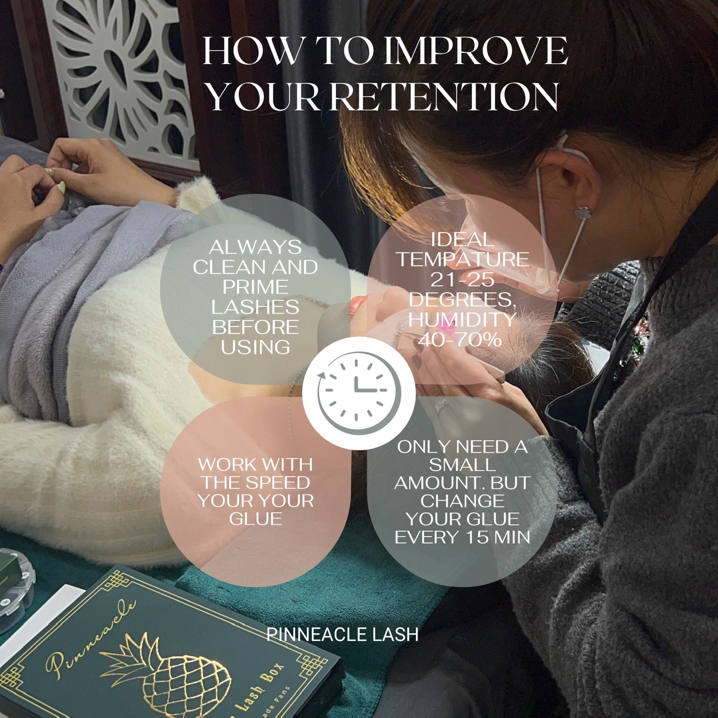 1200 Remade Volume Fans - 8 sizes 1 in box | Lengths: 10-17mm | Round Box | 7D