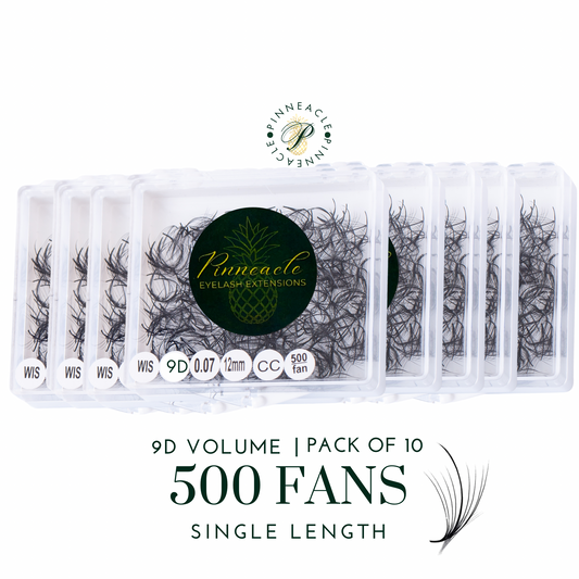 Wispy 500 Fans - Pack of 10 - 9D volume