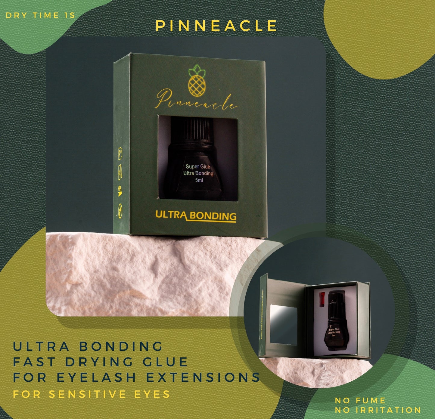Pinneacle’s Super Bonder Glue - 1s Drying time - 6 weeks retention