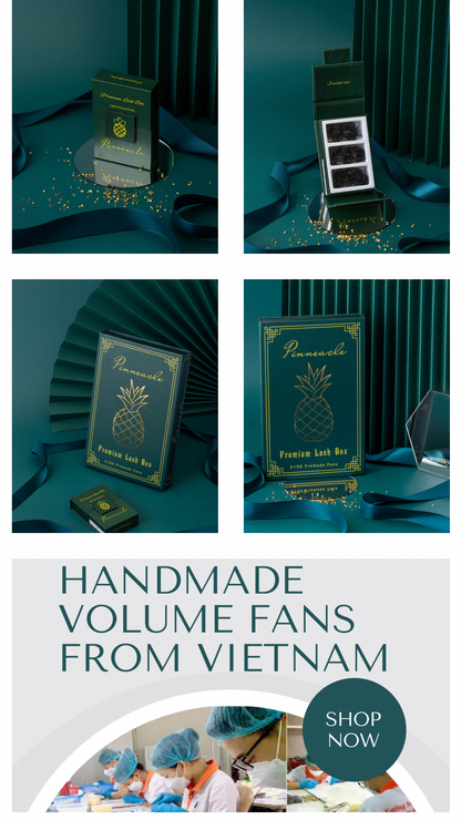 18D Promade Volume 1200 Fans | Premium Handmade volume fans for professional eyelash extension