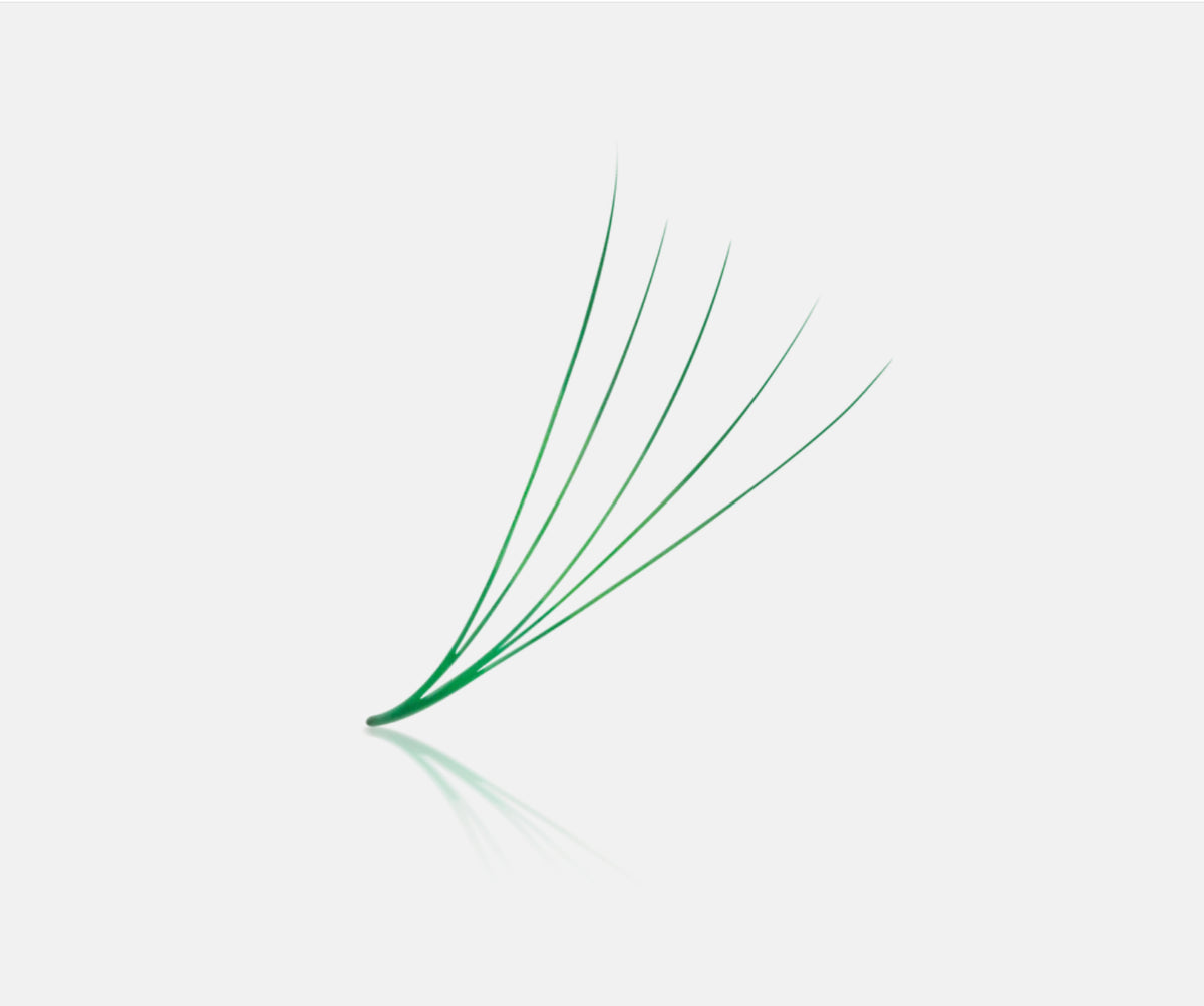 Colored Fans - 1200 Fans - 8 Sizes In 1 Box - 4D Volume