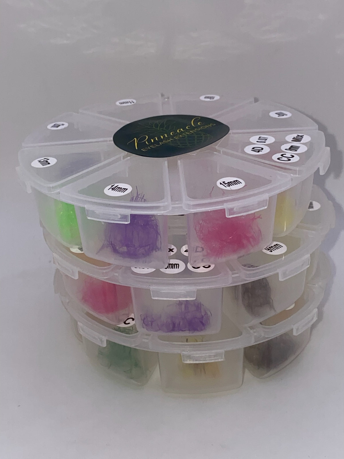 Colored Fans - 1200 Fans - 8 Sizes In 1 Box - 4D Volume
