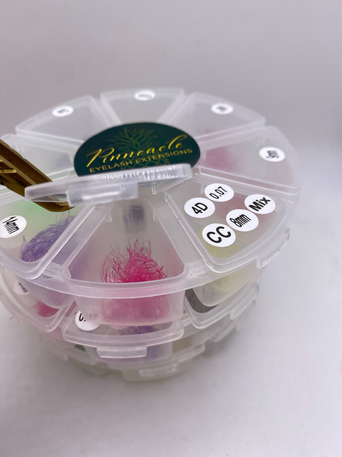 Colored Fans - 1200 Fans - 8 Sizes In 1 Box - 4D Volume