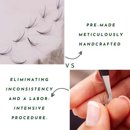 18D Promade Volume 1200 Fans | Premium Handmade volume fans for professional eyelash extension