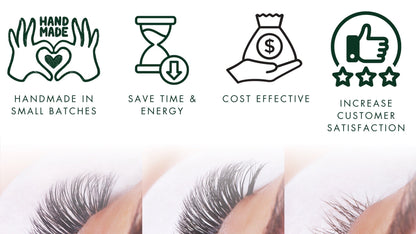 1 + 1  Deal | XXL Box | Volume + Wispy 1200 Fans | 5D & 6D volume | 8 sizes in 1 |  Premade Volume Fans