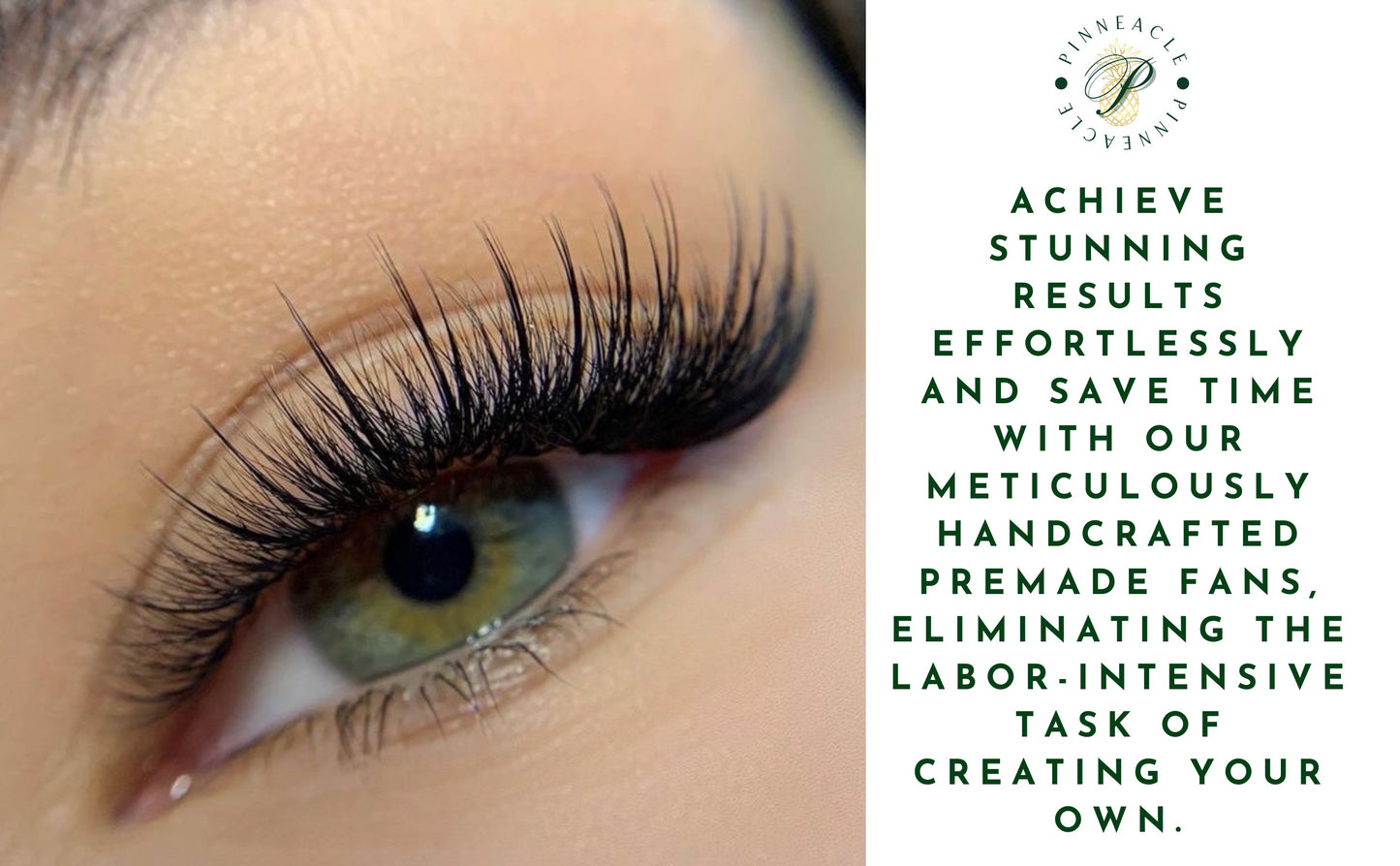 Wispy 500 Fans | 5D volume | C curl | 15mm (spike 17mm)