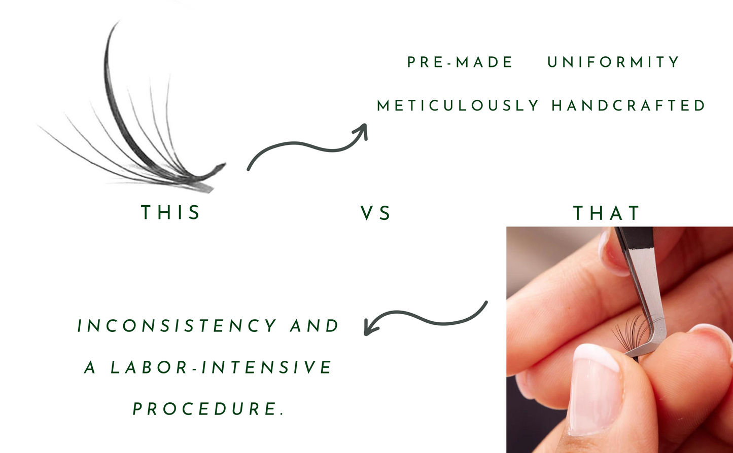 Wispy 500 Fans | 7D volume | C curl | 11mm (spike 13mm)