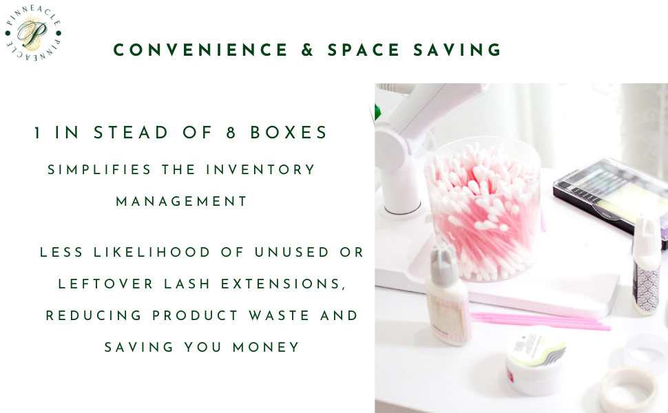 8D Volume | 1200 Fans | 8 sizes in 1 | 9-16mm | Premade Volume Fans