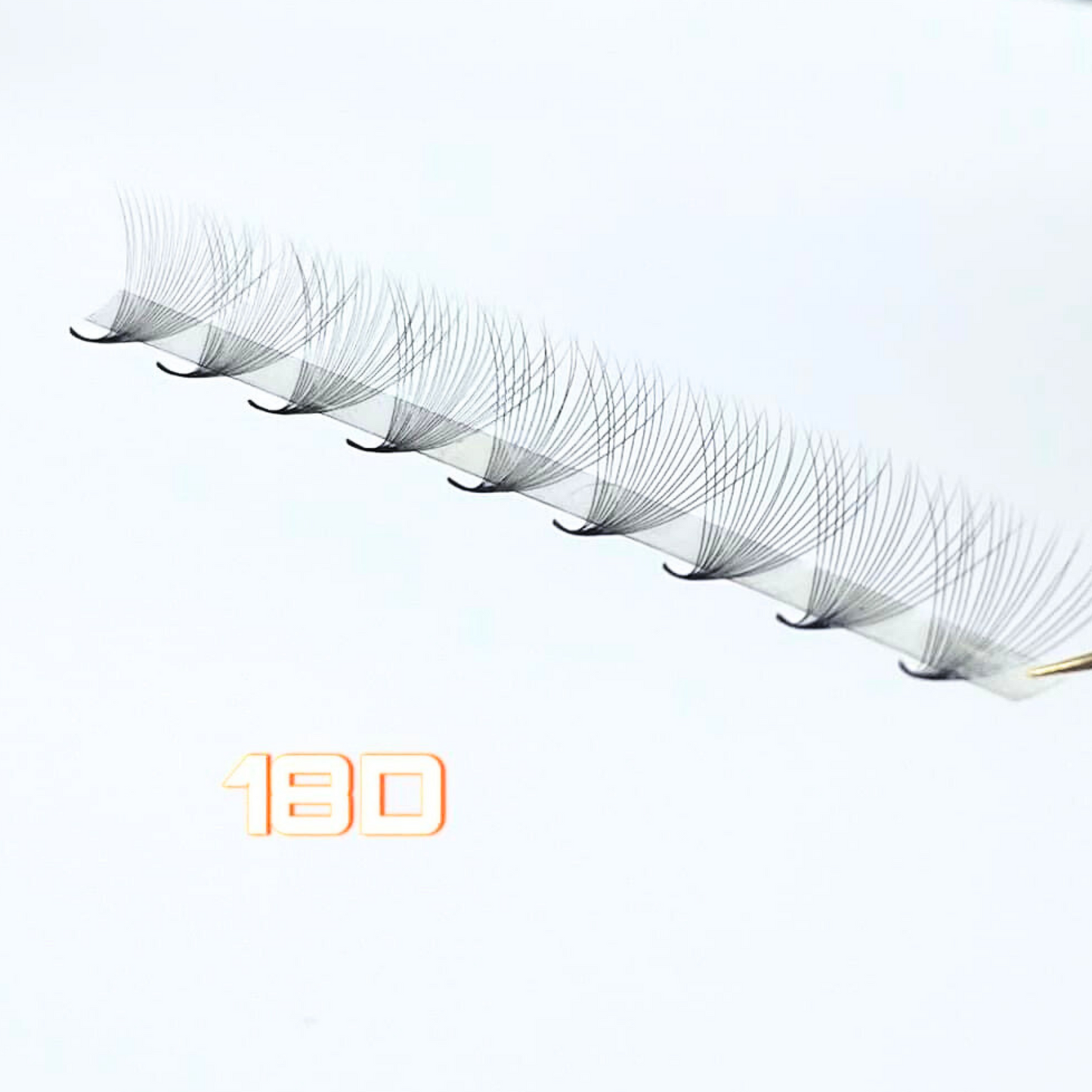 18D Promade Volume 1200 Fans | Premium Handmade volume fans for professional eyelash extension