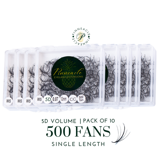 Wispy 500 Fans - Pack of 9 - 5D volume